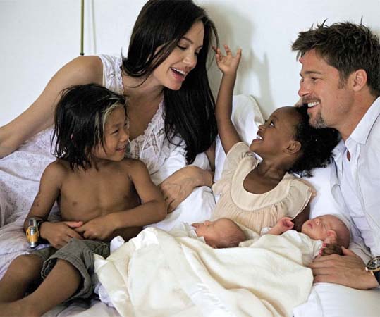 Дети Анджелины Джоли и Брэда Питта