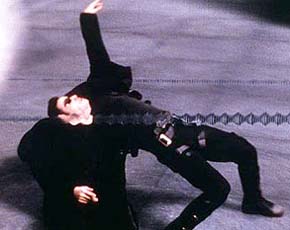 Кадр из фильма "Матрица"