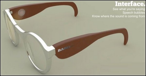 Очки-слуховой аппарат Babel покажут, о чем говорят вслух.