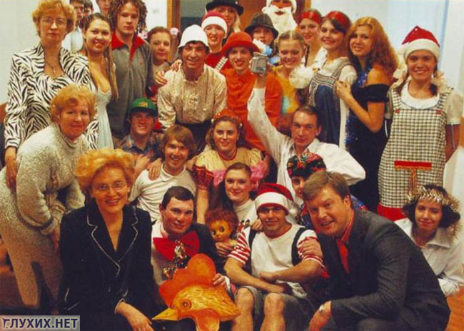 Звёзды "Первого канала" в школе №1406 "Центр на Павелецкой" (2004г.)