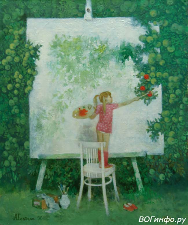 Юная художница.