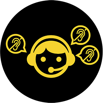 Наши сотрудники умеют общаться с глухими